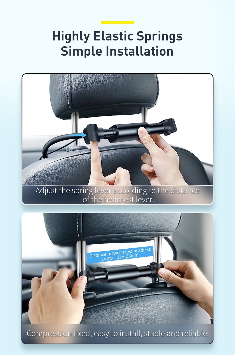 Baseus Blustery Car Two Headed Fan 360 Degree Air Cooling 2 Speed Adjustable Vehicle Fa (1 (8)