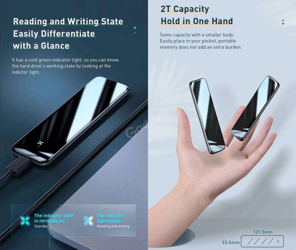 Baseus Full Speed Series Ssd Enclosure Ssd Hard Disk Box (5)