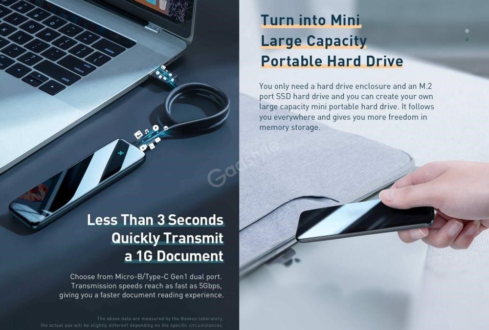 Baseus Full Speed Series Ssd Enclosure Ssd Hard Disk Box (3)