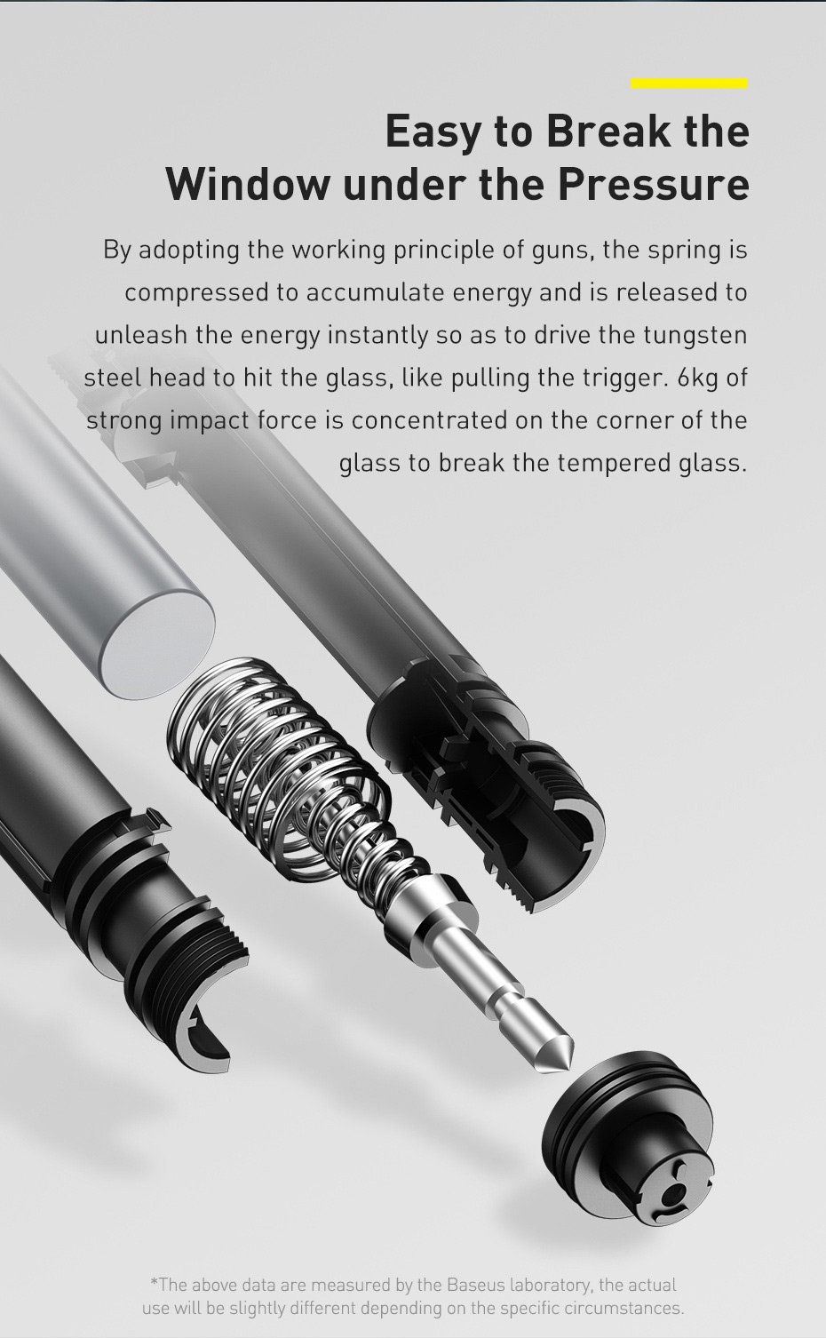 Baseus Savior Window Breaking Flashlight 7 Baseus Savior Window Breaking Flashlight 7