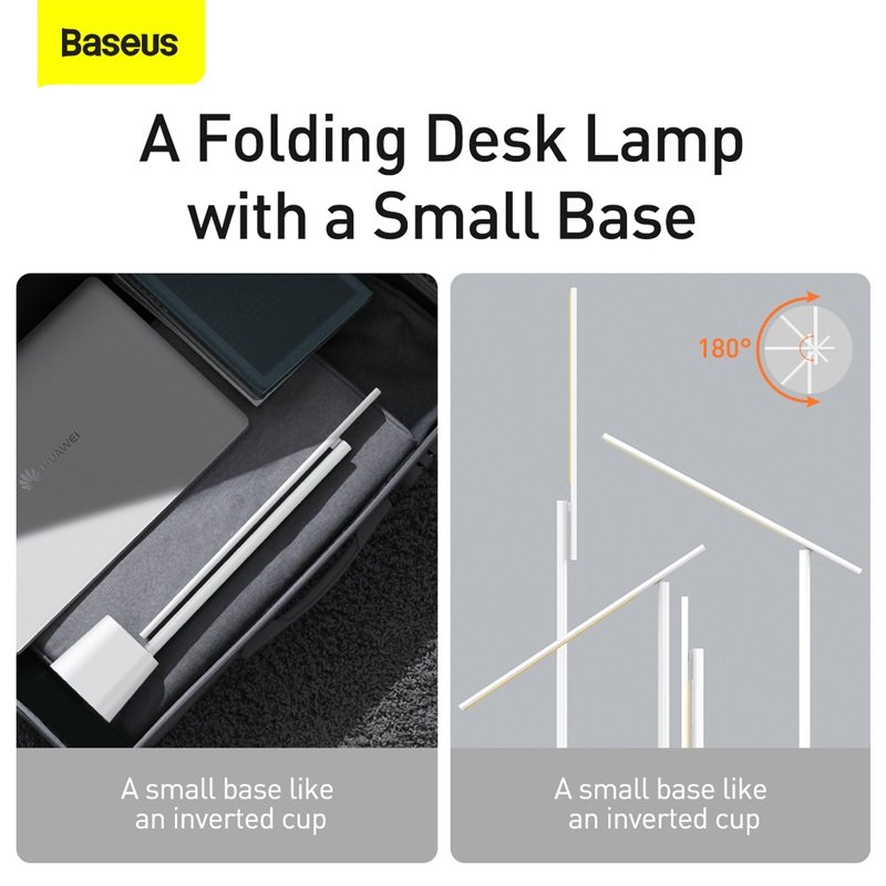 Original BASEUS Smart Eye Series Rechargeable Folding Reading Desk Lamp (Smart Light) Original BASEUS Smart Eye Series Rechargeable Folding Reading Desk Lamp (Smart Light)