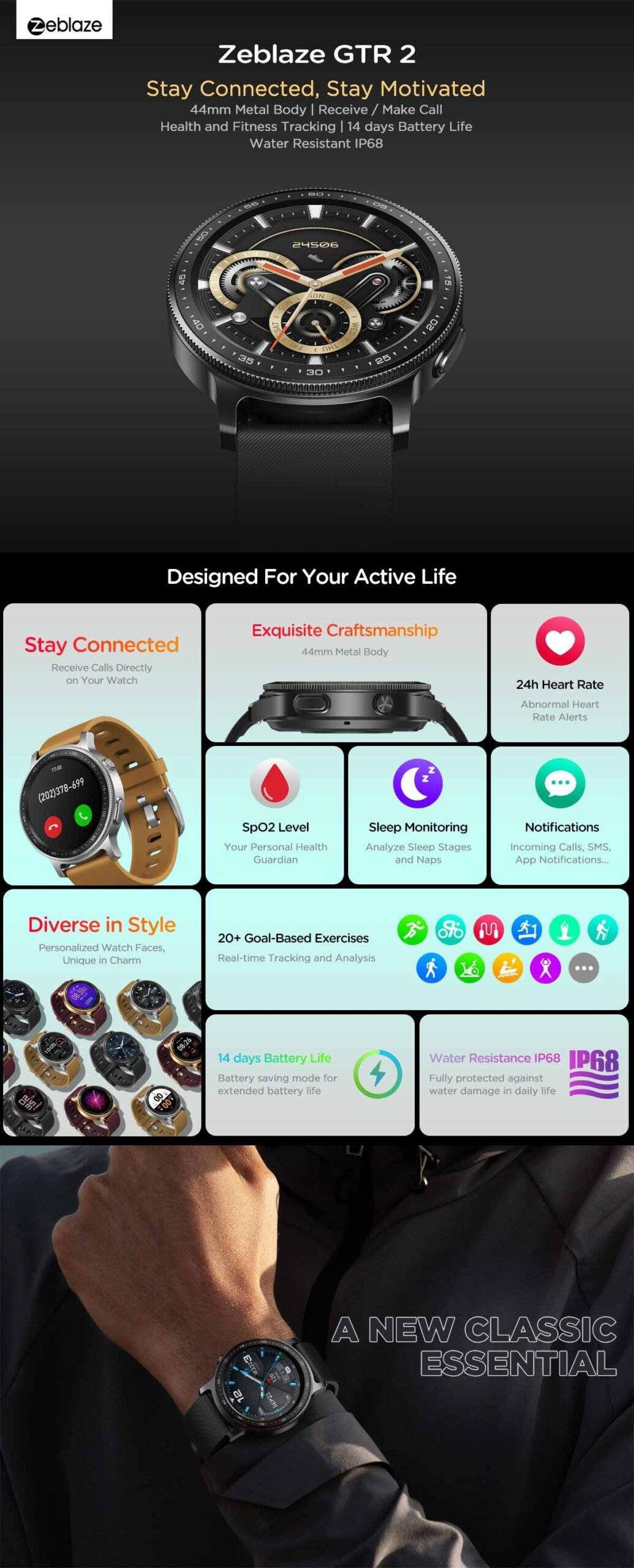 Zeblaze GTR 2 Smartwatch Zeblaze GTR 2 Smartwatch