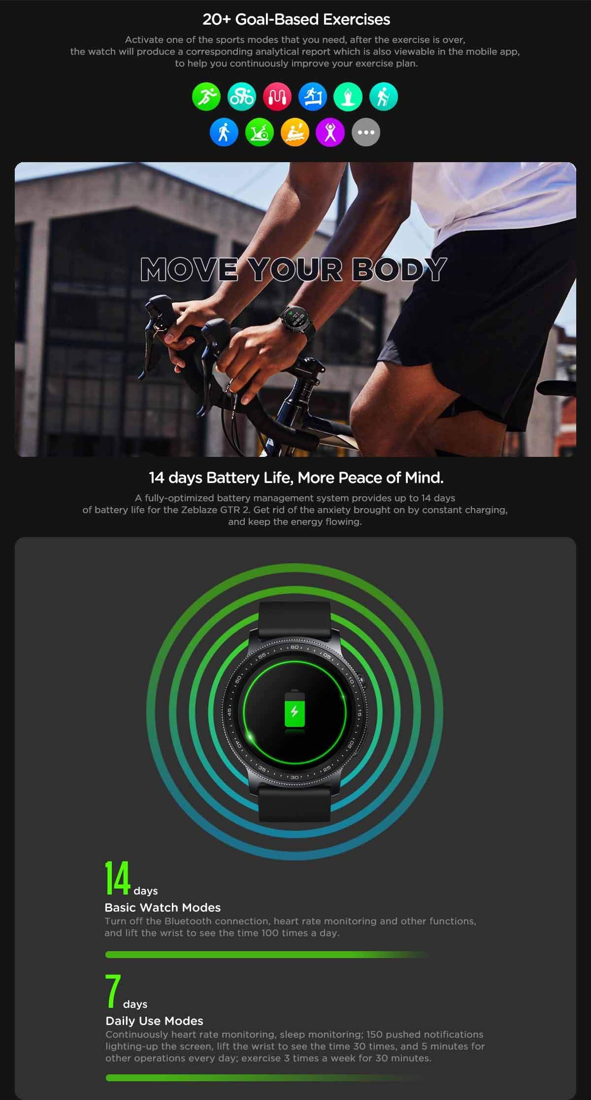 Origial Zeblaze GTR 2 Smartwatch Origial Zeblaze GTR 2 Smartwatch