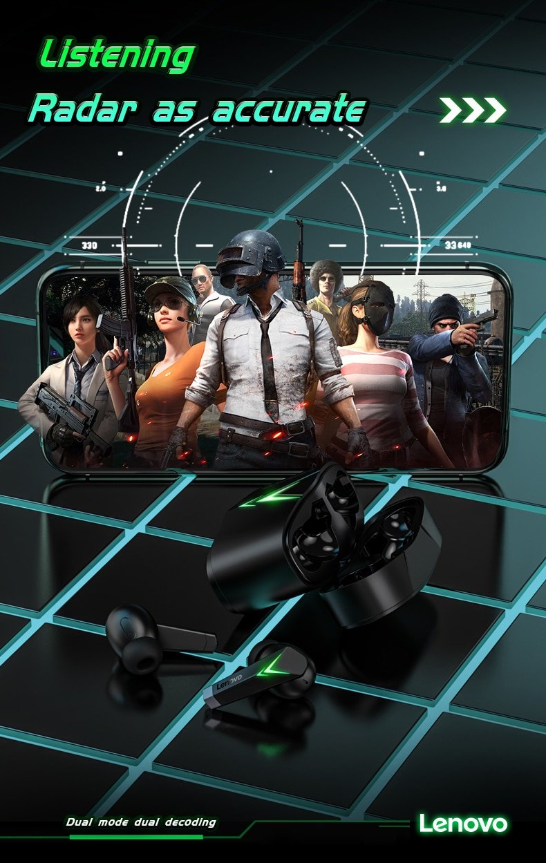 Original Lenovo LP6 TWS Earphone Wireless Bluetooth V5.0 Sport Headphones Gaming Headse:No-Delay, in-Ear Sports, Universal Apple Android Original Lenovo LP6 TWS Earphone Wireless Bluetooth V5.0 Sport Headphones Gaming Headse:No-Delay, in-Ear Sports, Universal Apple Android