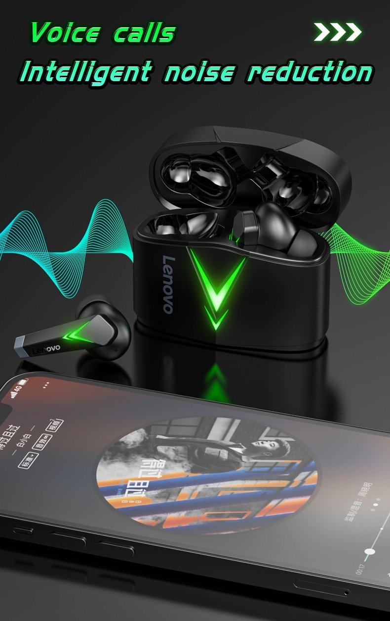 Original Lenovo LP6 TWS Earphone Wireless Bluetooth V5.0 Sport Headphones Gaming Headse:No-Delay, in-Ear Sports, Universal Apple Android Original Lenovo LP6 TWS Earphone Wireless Bluetooth V5.0 Sport Headphones Gaming Headse:No-Delay, in-Ear Sports, Universal Apple Android