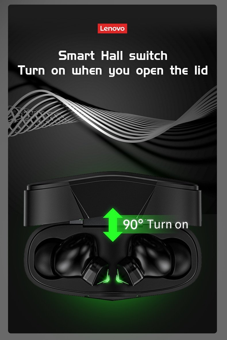 Original Lenovo LP6 TWS Earphone Wireless Bluetooth V5.0 Sport Headphones Gaming Headse:No-Delay, in-Ear Sports, Universal Apple Android Original Lenovo LP6 TWS Earphone Wireless Bluetooth V5.0 Sport Headphones Gaming Headse:No-Delay, in-Ear Sports, Universal Apple Android