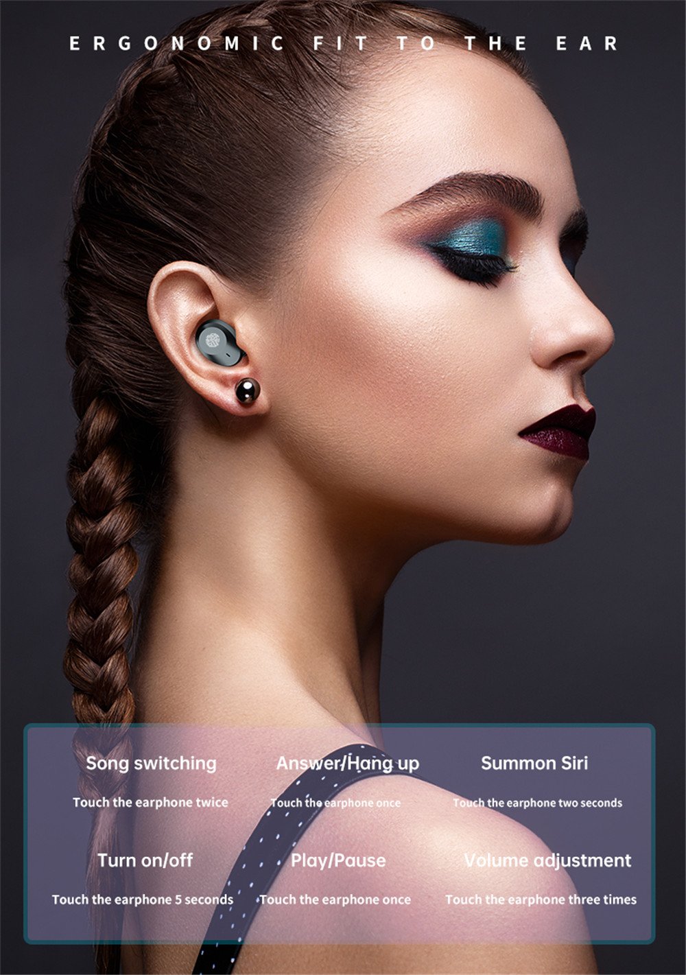 Original New Style M5 TWS Bluetooth Earbuds Touch Noise Reduction Earsets Binaural Call Wireless Headphones for IOS/Android Original New Style M5 TWS Bluetooth Earbuds Touch Noise Reduction Earsets Binaural Call Wireless Headphones for IOS/Android