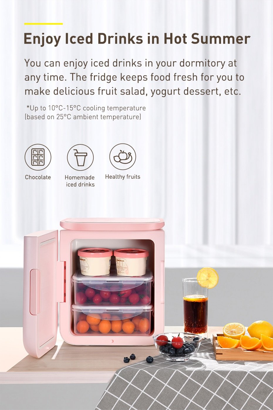 Original Baseus 6l Igloo Car Mini Refrigerator For Students Cooler And Warmer Refrigerator Home Use Summer Ice Box Fresh Fruit Freezer Mask Original Baseus 6l Igloo Car Mini Refrigerator For Students Cooler And Warmer Refrigerator Home Use Summer Ice Box Fresh Fruit Freezer Mask
