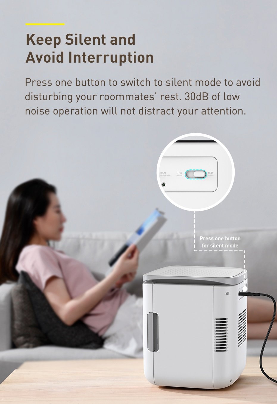 Original Baseus 6l Igloo Car Mini Refrigerator For Students Cooler And Warmer Refrigerator Home Use Summer Ice Box Fresh Fruit Freezer Mask Original Baseus 6l Igloo Car Mini Refrigerator For Students Cooler And Warmer Refrigerator Home Use Summer Ice Box Fresh Fruit Freezer Mask