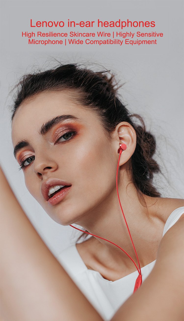 Original Lenovo HF130 Wired in Ear Earphone with Deep Base,10mm Dynamic Drivers,3.5mm Headphone with Mic Volume Control – (Black) Original Lenovo HF130 Wired in Ear Earphone with Deep Base,10mm Dynamic Drivers,3.5mm Headphone with Mic Volume Control – (Black)