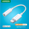 Original Ugreen MFi Lightning to 3.5mm Headphones Adapter for iPhone 11 Pro 8 7 Aux 3.5mm Jack Cable for Lightning Adapter Accessories