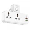 Original LDNIO Power Strip 2 Port with 2 USB and 1 USB-C PD QC3.0 EU (SC2311) multi plug charger– White