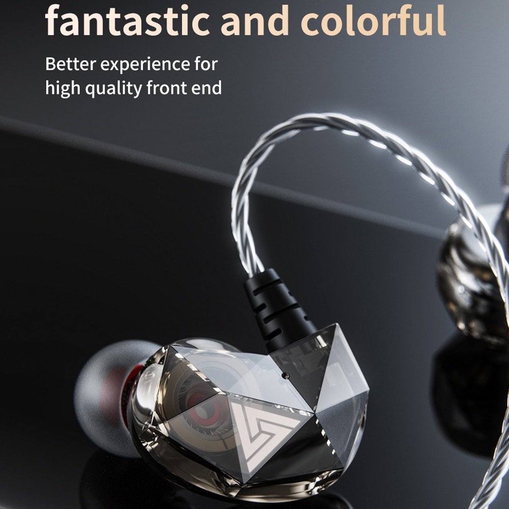 Original QKZ AK2 3.5mm In-ear Headphones Wired Stereo Earphone With Microphone Original QKZ AK2 3.5mm In-ear Headphones Wired Stereo Earphone With Microphone