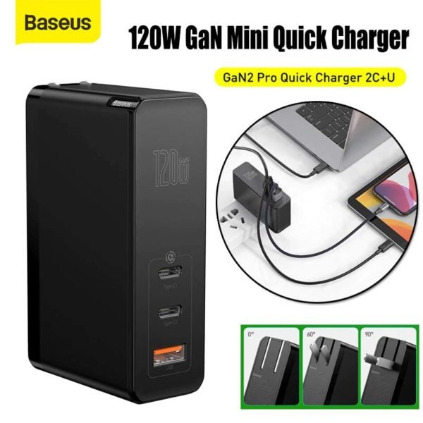 Baseus-120W-GaN-SiC-Charger-PD-Type-C-Fast-Charger Baseus-120W-GaN-SiC-Charger-PD-Type-C-Fast-Charger