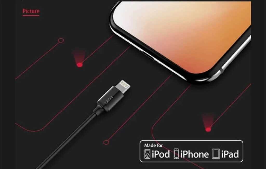UiiSii I8 MFI Certified Lightning Earphone for iPhone SOP