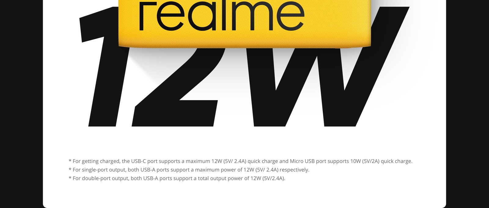 Original Realme 10000mAh Power Bank 2i Original Realme 10000mAh Power Bank 2i