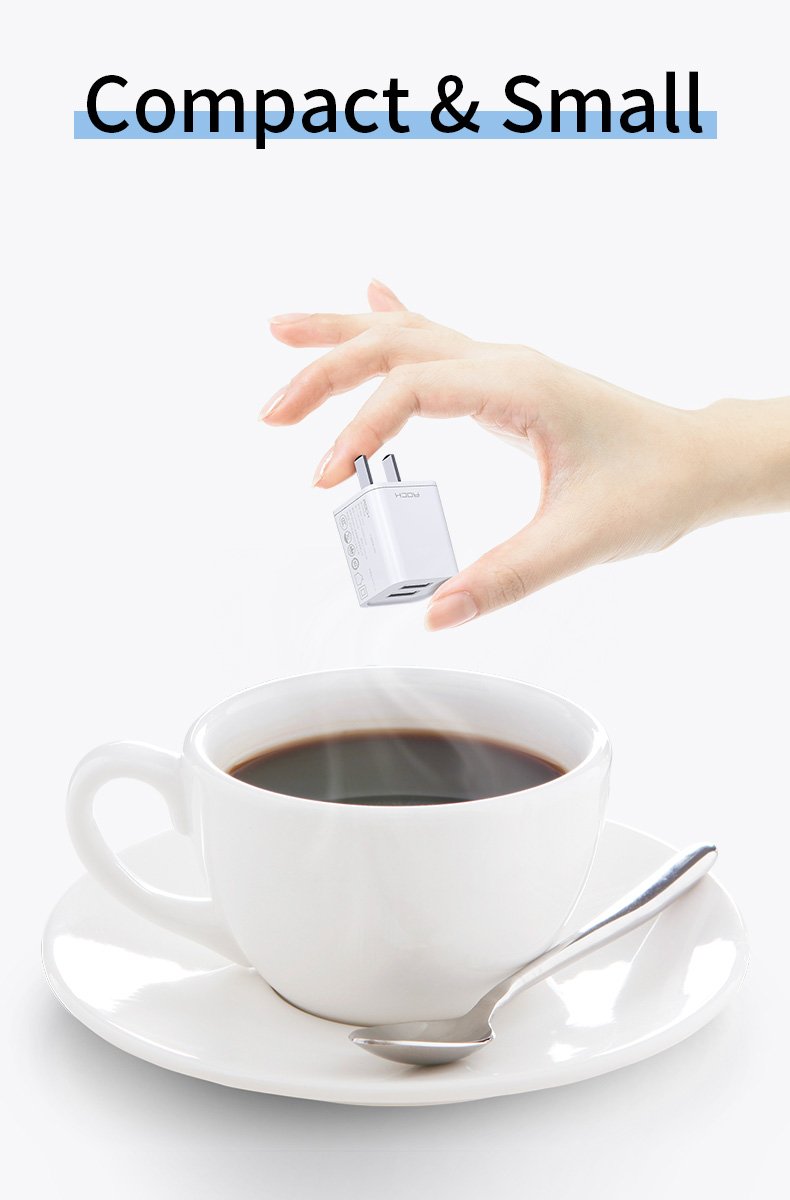 Rock T23 Double Port Travel Charger with Lighting Cable 6 Rock T23 Double Port Travel Charger with Lighting Cable 6