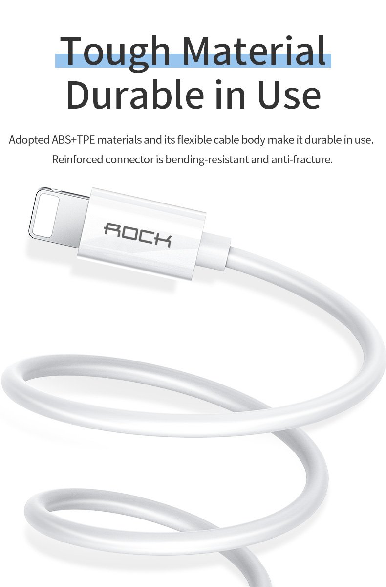 Rock T23 Double Port Travel Charger with Lighting Cable 11 Rock T23 Double Port Travel Charger with Lighting Cable 11
