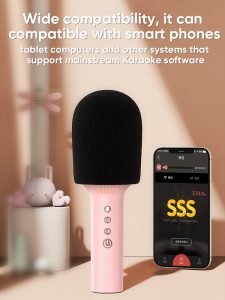 Original JOYROOM JR-MC5 LAVALIER STUDIO KARAOKE WIRELESS MICROPHONE WITH SPEAKER Original JOYROOM JR-MC5 LAVALIER STUDIO KARAOKE WIRELESS MICROPHONE WITH SPEAKER