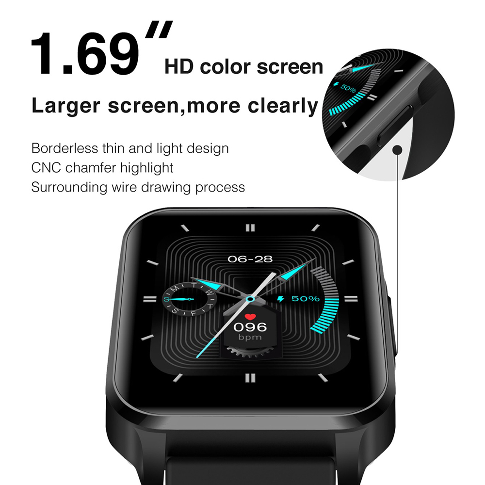 Original Lenovo S2 Pro Smart Watch 1.69 Inch HD Screen Waterproof Temperature Fitness Heart Rate Monitor Sleep Monitoring Global Version for Men Women Smart Watch Original Lenovo S2 Pro Smart Watch 1.69 Inch HD Screen Waterproof Temperature Fitness Heart Rate Monitor Sleep Monitoring Global Version for Men Women Smart Watch