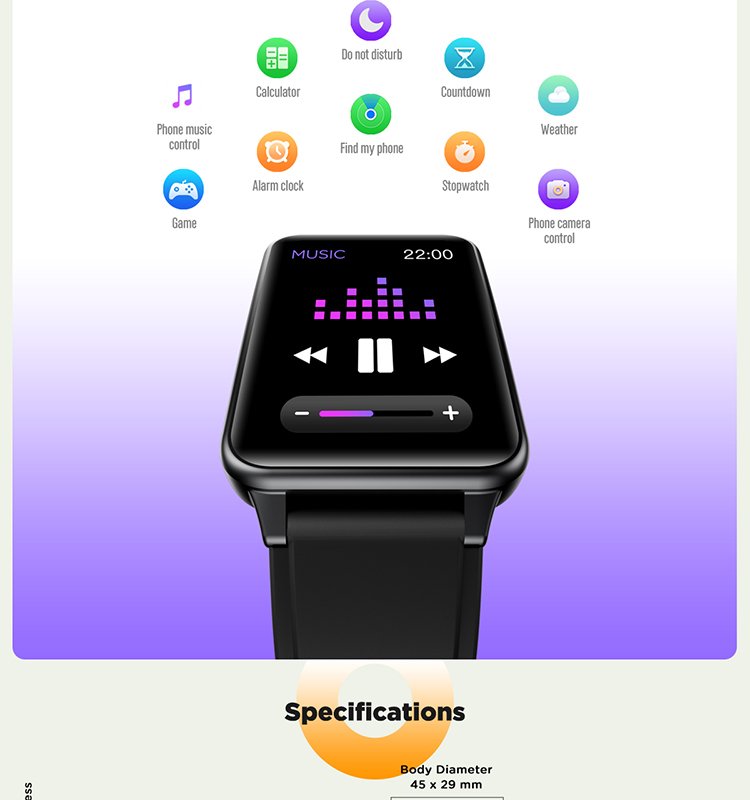 Original Zeblaze Meteor Smart Watch Men Women Fitness Tracking IP68 Waterproof Heart Rate Health Sports Bracelet Original Zeblaze Meteor Smart Watch Men Women Fitness Tracking IP68 Waterproof Heart Rate Health Sports Bracelet