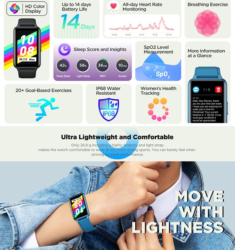 Original Zeblaze Meteor Smart Watch Men Women Fitness Tracking IP68 Waterproof Heart Rate Health Sports Bracelet Original Zeblaze Meteor Smart Watch Men Women Fitness Tracking IP68 Waterproof Heart Rate Health Sports Bracelet