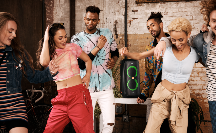 Original JBL PartyBox 100 Portable Bluetooth Party Speaker Light up your party