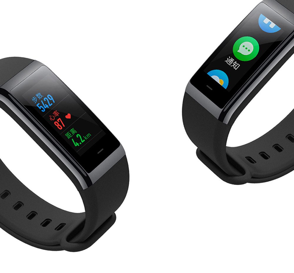 AMAZFIT Cor Smartband Bluetooth 4.1 IPS Colorful Screen 50 Meters Waterproof Heart Rate / Sleep Monitor - Black