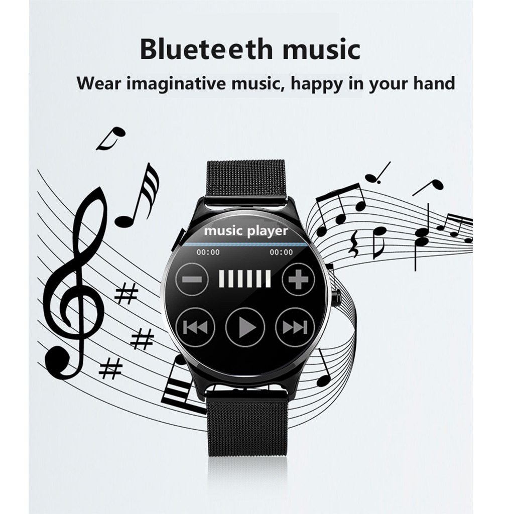 Original W18 Business Smart Watch Call Play Music 3 IN 1 Sports Activity Fitness Calorie Watch IX68 Waterproof Smartwatch Fitness Tracker