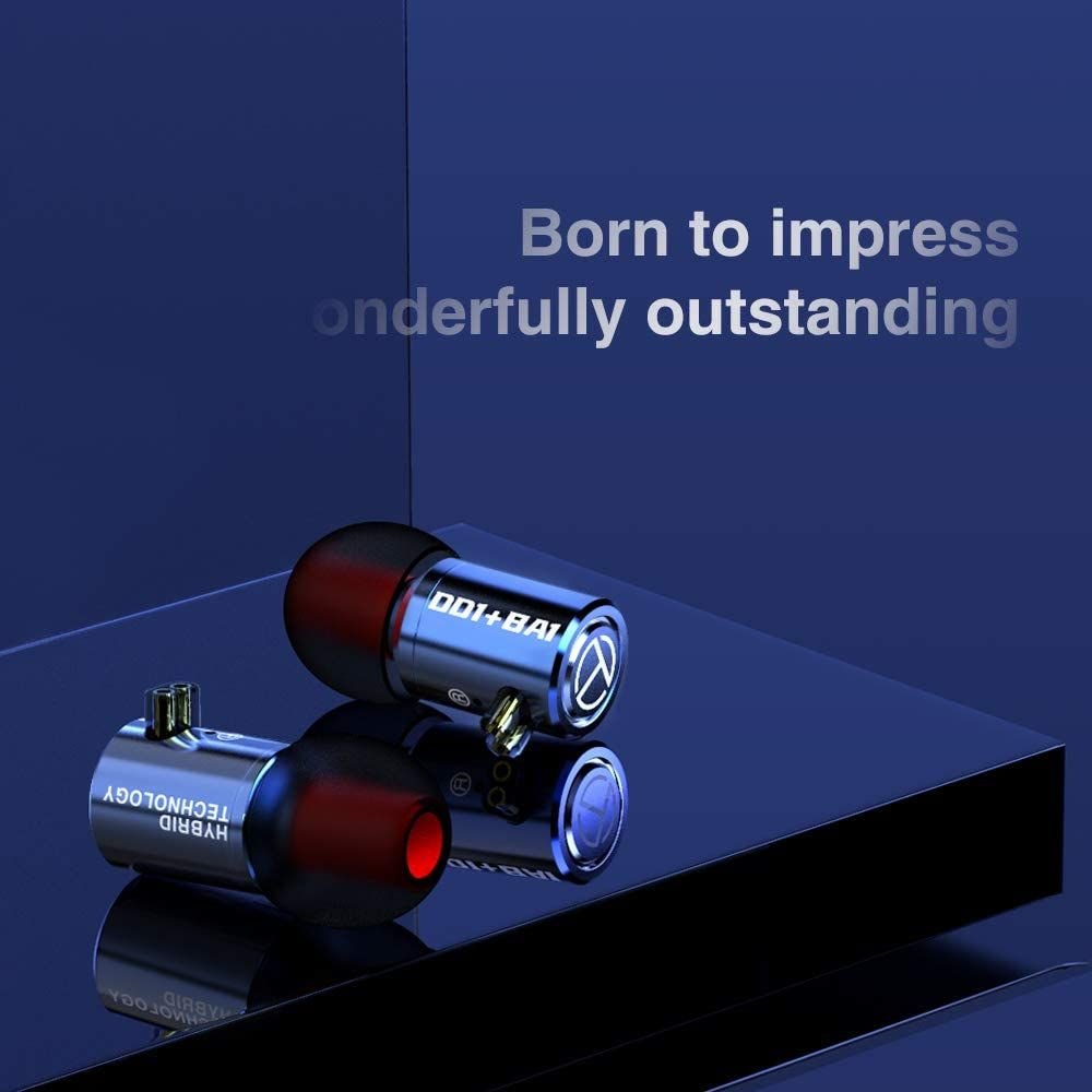 Trn M10 1ba1dd Metal Hybrid In Ear Monitor Earphone (2)