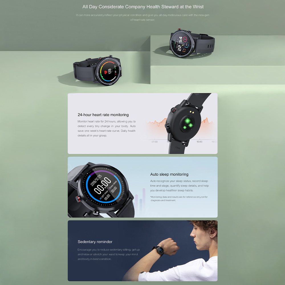 Original Xiaomi Haylou RT LS05S SmartWatch IP68 Waterproof Bracelet Touch Control Watch For Men Women Global Version