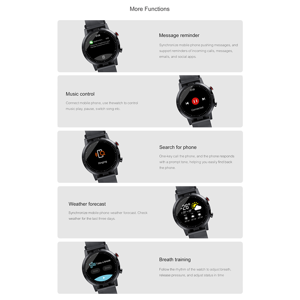 Original Xiaomi Haylou RT LS05S SmartWatch IP68 Waterproof Bracelet Touch Control Watch For Men Women Global Version