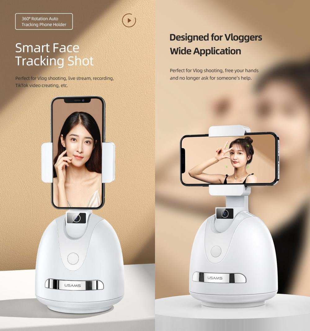 Usams Us Zb239 Smart Face Tracking Phone Holder (4)