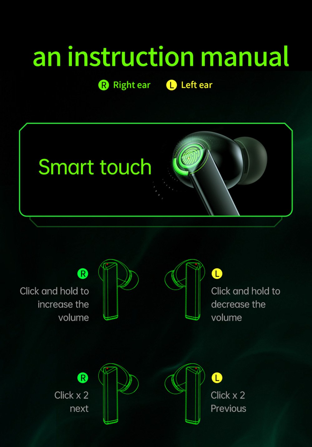 Lenovo GM1 Wireless Bluetooth Headphone - Black