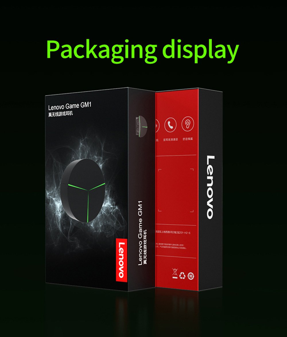 Lenovo GM1 Wireless Bluetooth Headphone - Black