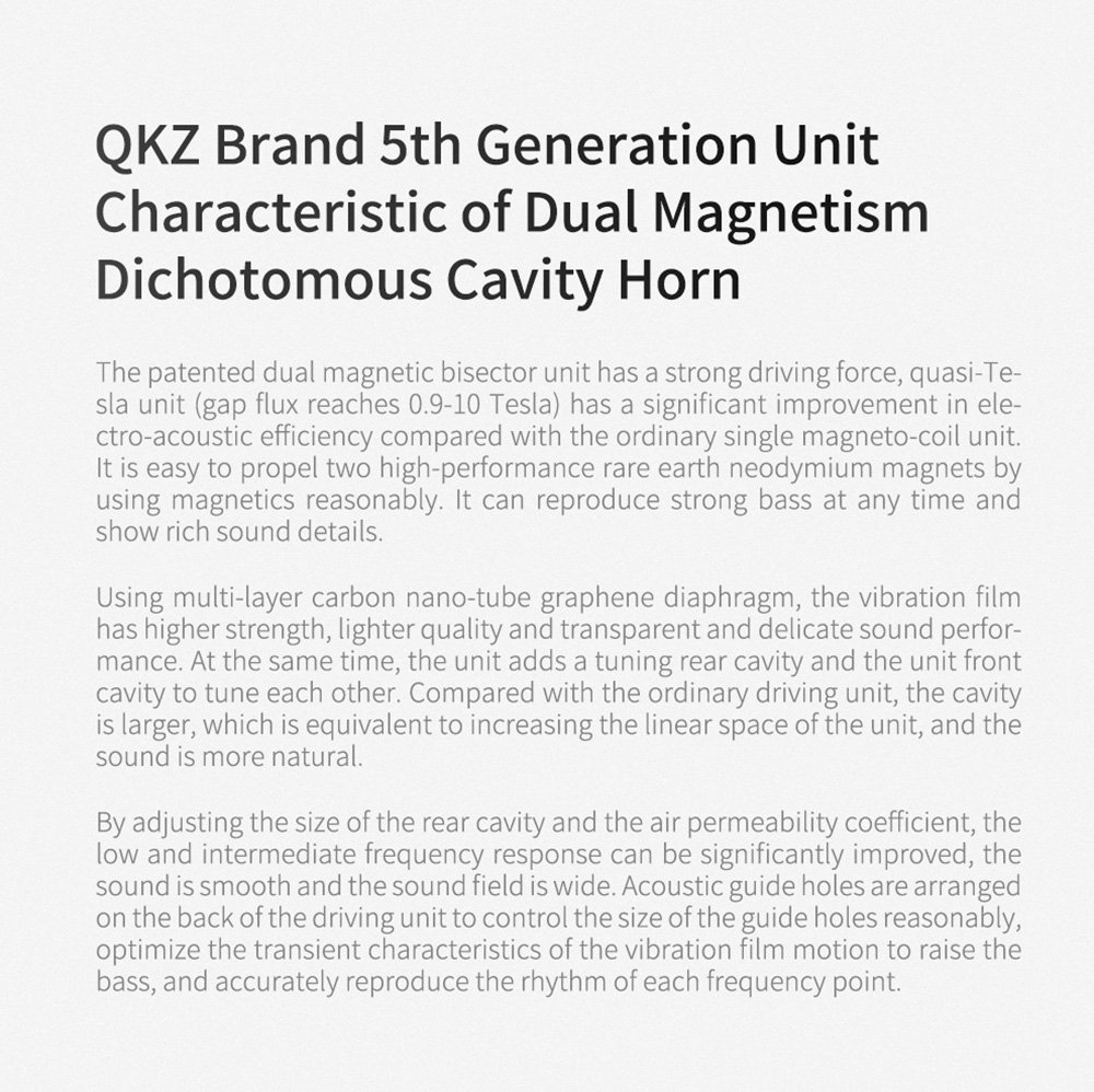 QKZ VK4 Earphones Headphone - Black