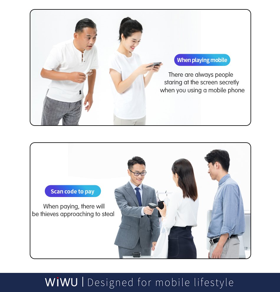 Original WiWU Privacy Series 2.5D Anti-Spy Tempered Glass Screen Protector for iPhone 12 Series Original WiWU Privacy Series 2.5D Anti-Spy Tempered Glass Screen Protector for iPhone 12 Series