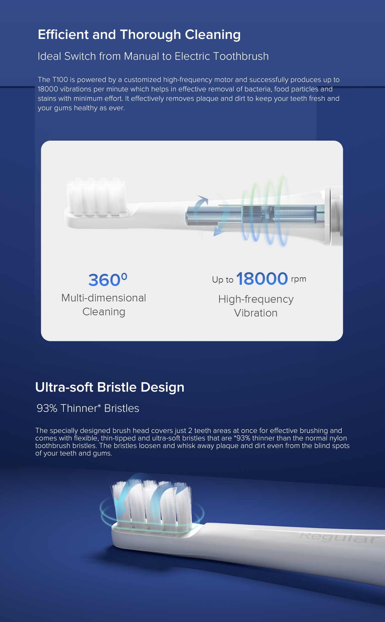 Xiaomi Mijia T100 Mi Smart Electric Toothbrush 7 Xiaomi Mijia T100 Mi Smart Electric Toothbrush 7
