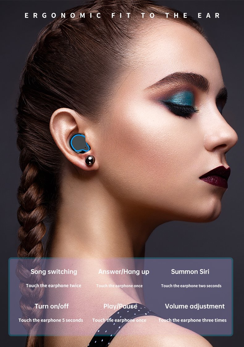 Original Mini Earbud TWS Earphones M9 Wireless Bluetooth 5.1 Headsets Original Mini Earbud TWS Earphones M9 Wireless Bluetooth 5.1 Headsets