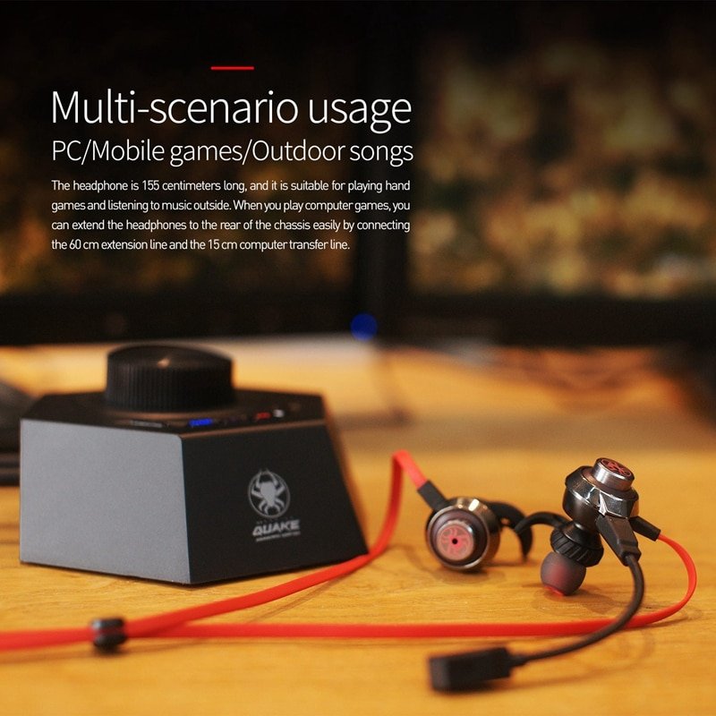 Original Plextone G50 & GameDSP QUAKE Vibration Gaming Earphones with Mic Noise Reduction Original Plextone G50 & GameDSP QUAKE Vibration Gaming Earphones with Mic Noise Reduction