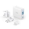 Original Anker PowerPort III 3-Port 65W Elite High-Speed Charger with 2 USB-C and 1 USB-A Ports