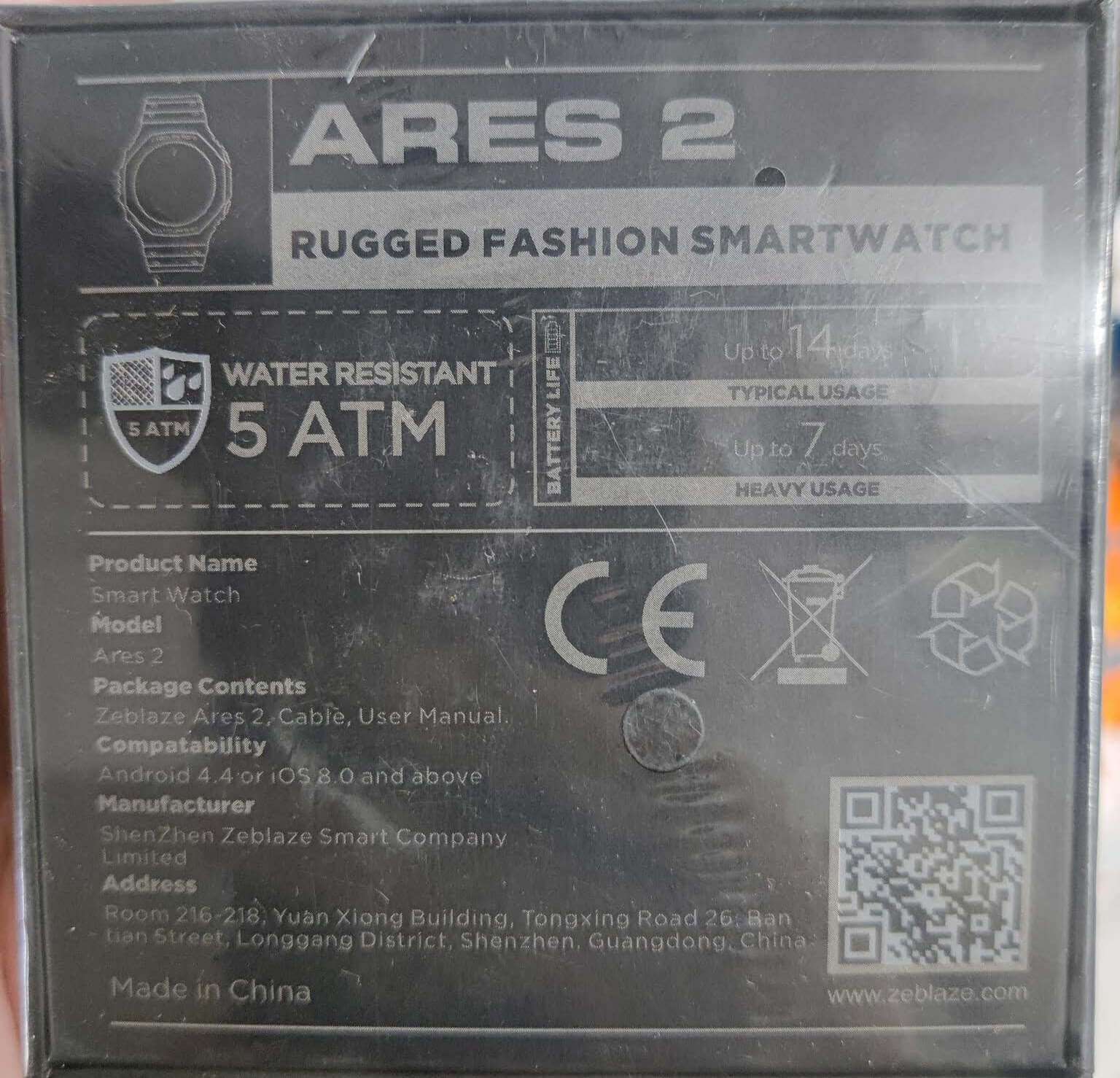 Original Zeblaze Ares 2 Rugged Smart watch