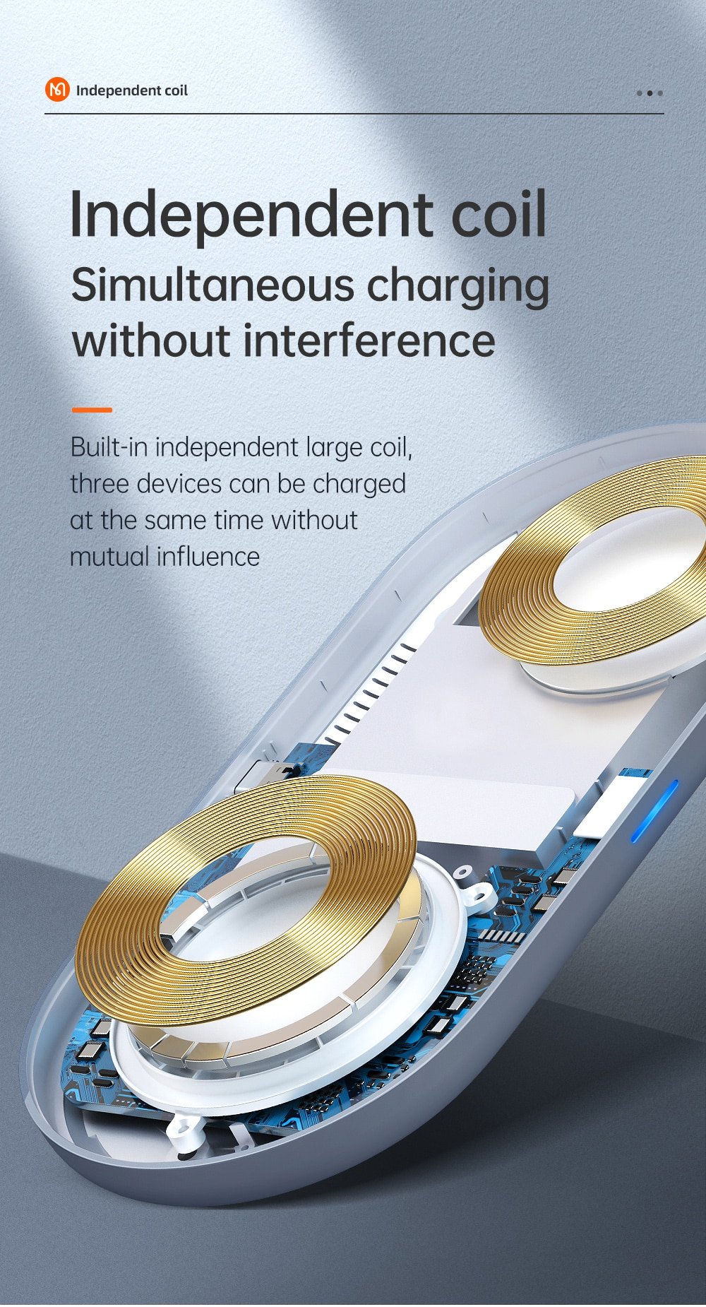 Original MCDODO Magnetic-3-in-1 Wireless Charger Charging Station Dock Original MCDODO Magnetic-3-in-1 Wireless Charger Charging Station Dock