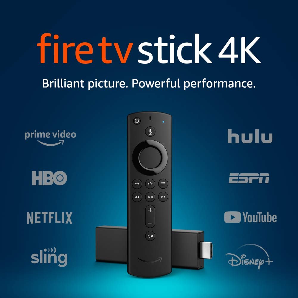 Original Fire TV Stick 4K streaming device with latest Alexa Voice Remote (includes TV controls), Dolby Vision Original Fire TV Stick 4K streaming device with latest Alexa Voice Remote (includes TV controls), Dolby Vision