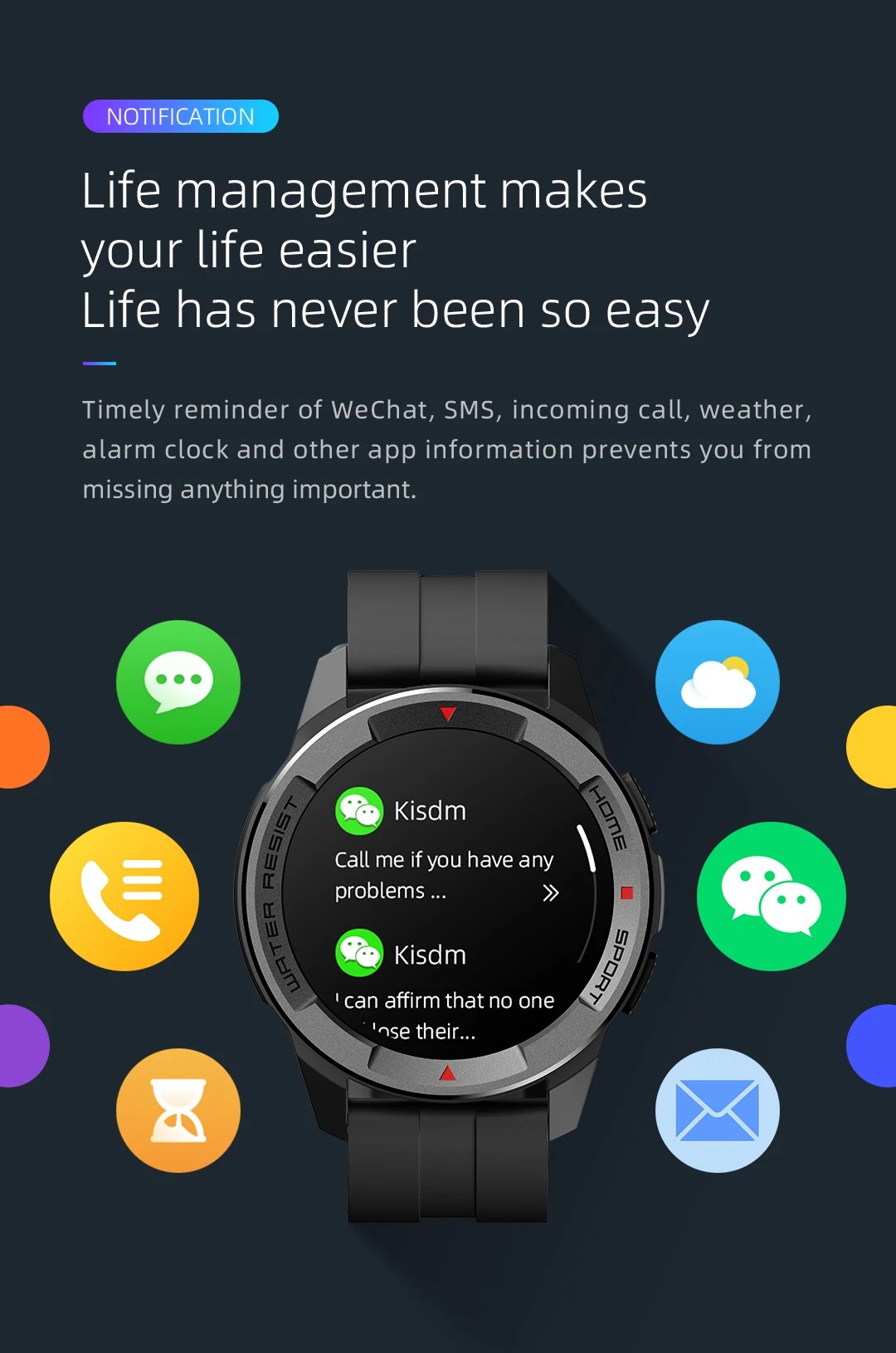 Original Mibro X1 Smart Watch 5ATM Waterproof Smartwatch Men Women Android IOS Fitness Sport Watch