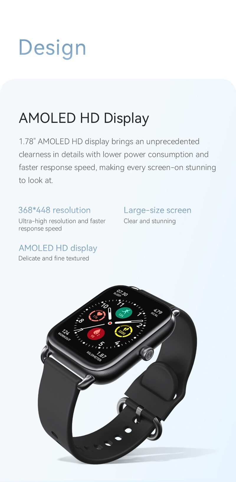 Original Xiaomi Haylou RS4 Smartwatch AMOLED Waterproof SpO2 Fashion Sport Watch For Boys Girls Global Version Original Xiaomi Haylou RS4 Smartwatch AMOLED Waterproof SpO2 Fashion Sport Watch For Boys Girls Global Version