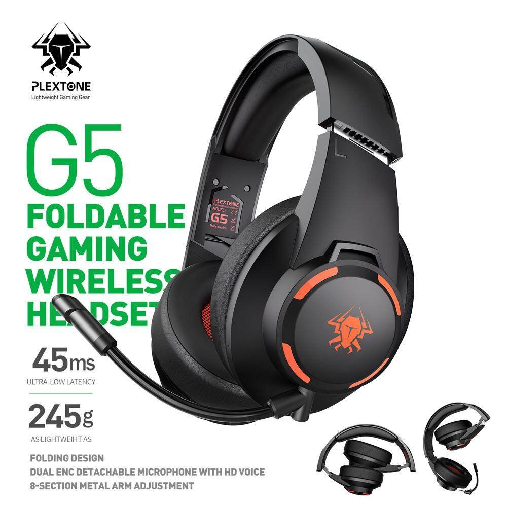 Original PLEXTONE G5 Gaming Headset Foldable Wireless 45ms Low Latency with mic Noise Cancelling Original PLEXTONE G5 Gaming Headset Foldable Wireless 45ms Low Latency with mic Noise Cancelling