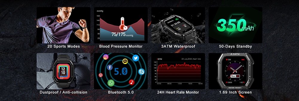 KOSPET ROCK Rugged Smart watch 7 KOSPET ROCK Rugged Smart watch 7