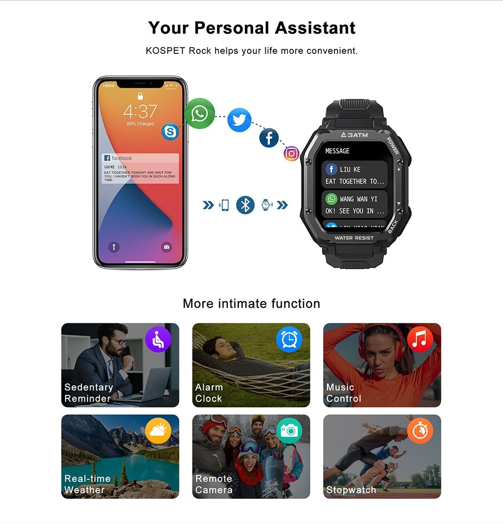 KOSPET ROCK Rugged Smart watch 16 KOSPET ROCK Rugged Smart watch 16