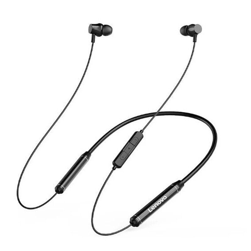 Original Lenovo QE08 Wireless Bluetooth 5.0 Magnetic Neckband Earbuds Headset IPX5 Waterproof Sport Earbuds Noise Canceling Mic Original Lenovo QE08 Wireless Bluetooth 5.0 Magnetic Neckband Earbuds Headset IPX5 Waterproof Sport Earbuds Noise Canceling Mic